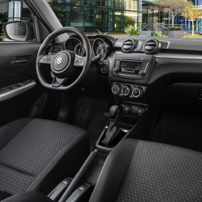 Comfortable Interior with D-Shaped Steering Wheel
